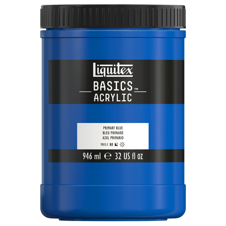 Liquitex 8870361 Basics - Acrylfarbe, monopigmentierte Künstlerpigmente, lichtecht, mittlere Viskosi