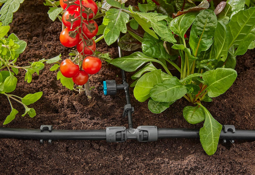 Gardena Micro-Drip-System Reduzier-T-Stück: Praktische T-Verbindung für den Übergang von 13-mm-Rohr