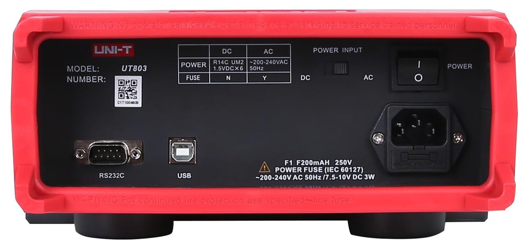 Uni-Trend UT803 - Multimeter (310 x 240 x 105 mm, LCD)