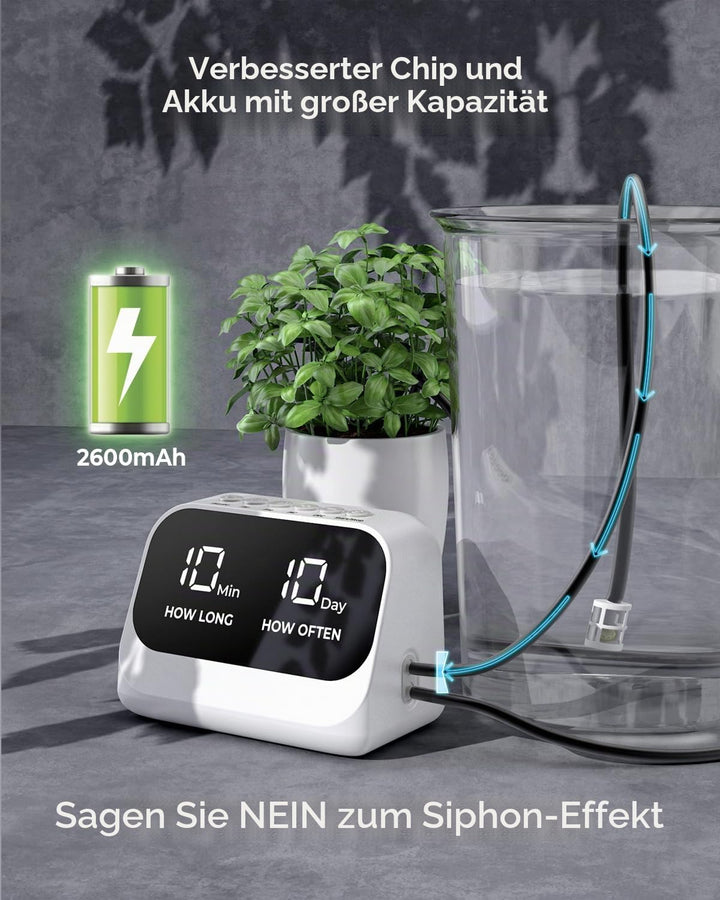 Automatisches Pflanzenbewässerungssystem, selbstbewässerndes Pflanzensystem, automatisches Tropfbewä