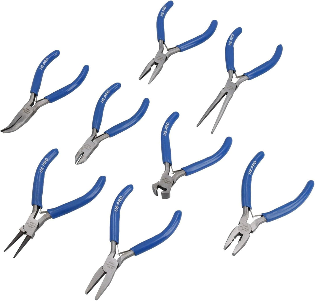 Mini Zangen Handwerk Schmuck machen Fräser lange Nase Sicherungsringe 8 pc