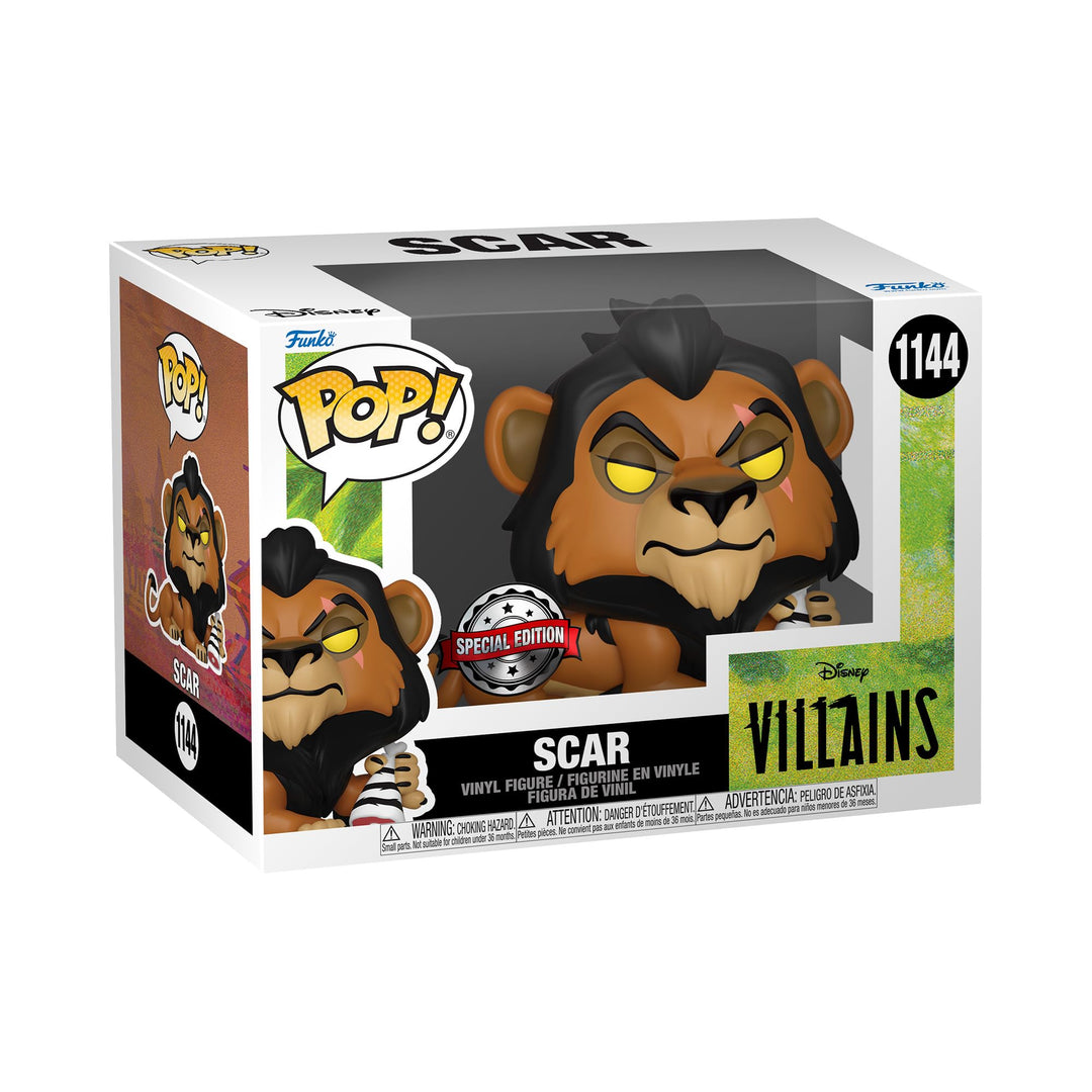 Funko Pop! Disney Villains: Lion King - Scar (with Meat) (Specialty Series Limited Edition) #1144 Vi