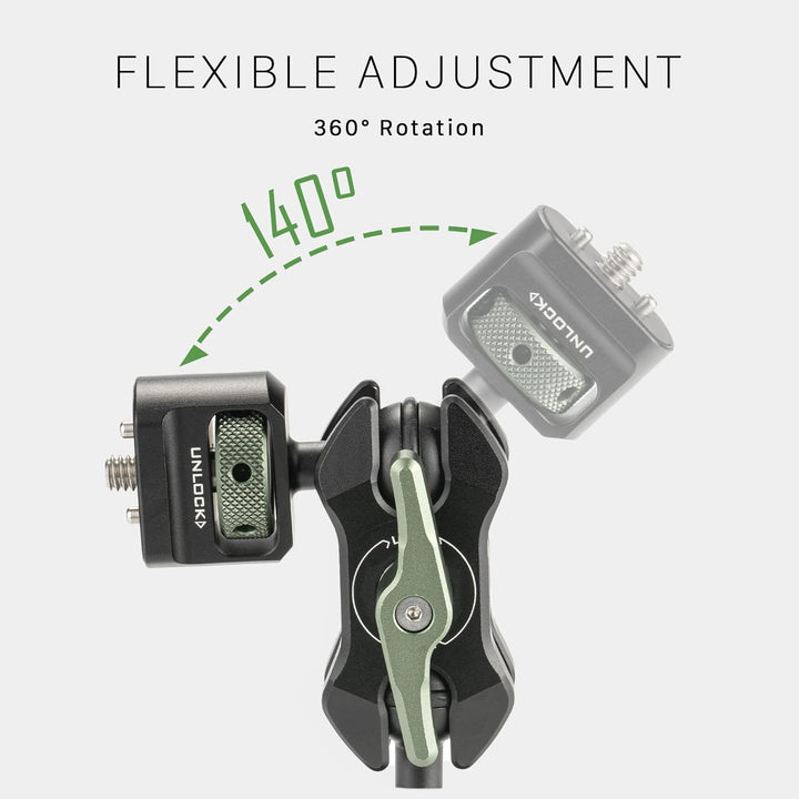 2er-Set TILTA Magic Arm mit 1/4"-20 Befestigungspunkten, Universeller Gelenkarm für Monitor/Elektron