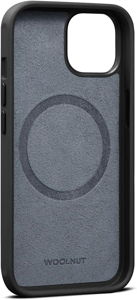Woolnut Leder Hülle Case für iPhone 14 - Schwarz iPhone 14 Schwarz, iPhone 14 Schwarz