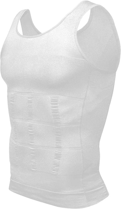 Odoland Unterhemd Herren Shapewear 3er Pack Kompressionsshirt Herren Body Shaper Bauchweg Shirt Tank