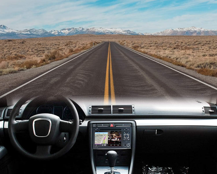 JOYX PX6 Android 10 Doppel Din Autoradio Passt für Audi A4 2003-2011 GPS Navigation | Rückfahrkamera
