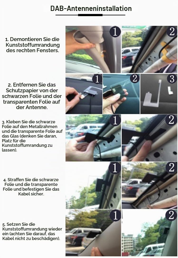 Car Kit Digital Audio Broadcast DAB USB DAB + Box Empfängeradapter mit Antenne für Android Digitaler