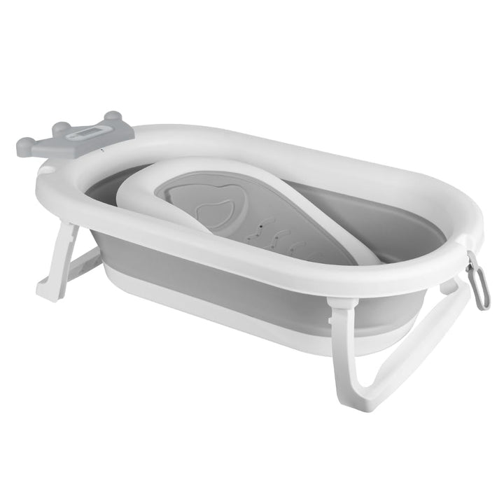 Babybadewanne, faltbar, geeignet für Babys von 0 bis 36 Monaten, ergonomisch und platzsparend, Babyw