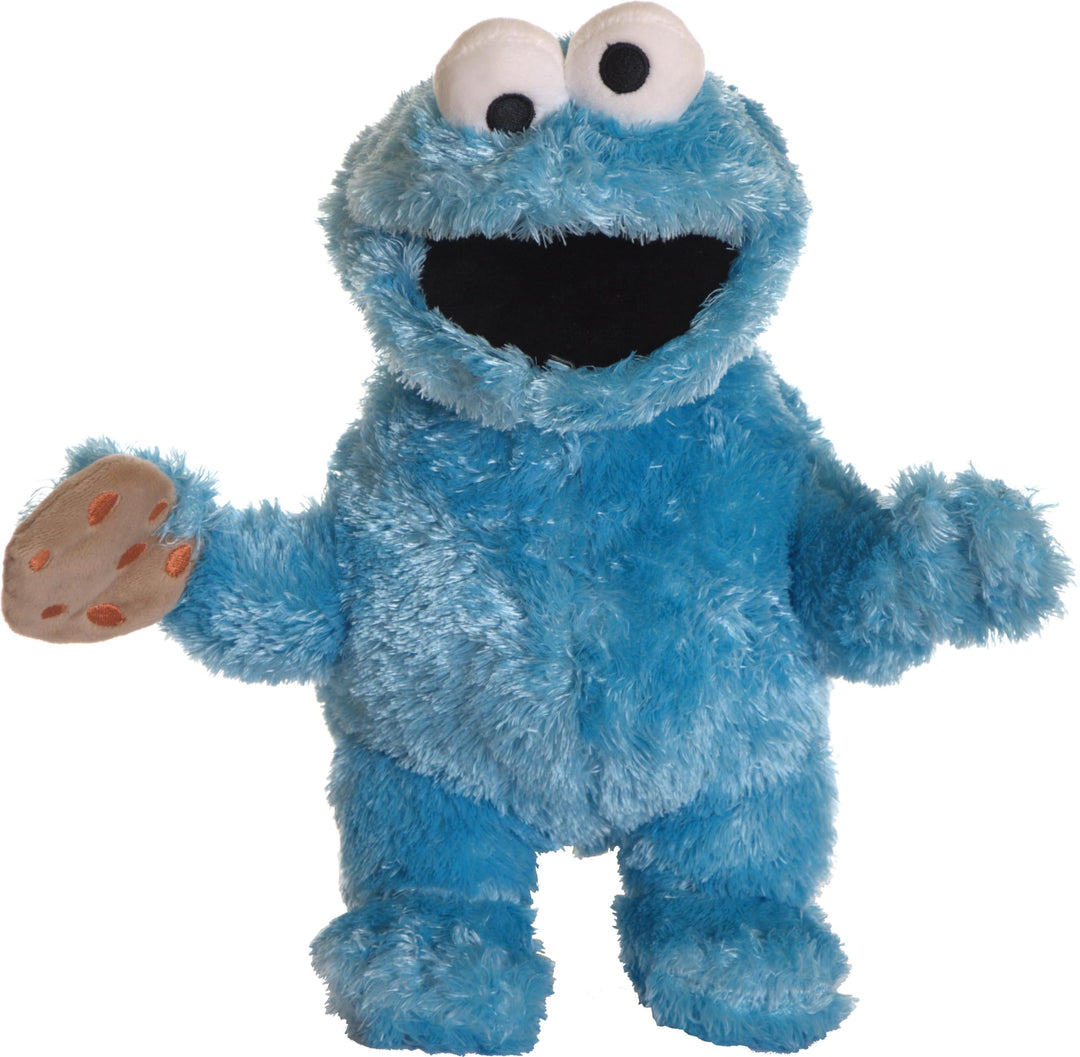 Living Puppets S703 Krümelmonster Sesame Street Handpuppe, Blau Single, Single