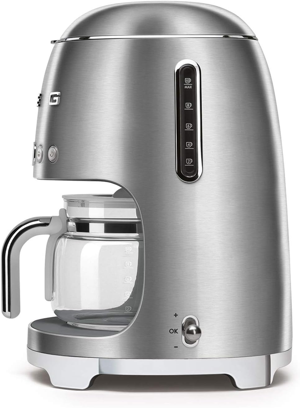 Smeg - Máq. Café Filtro DCF02SSEU, Gebürsteter Edelstahl, Gebürsteter Edelstahl