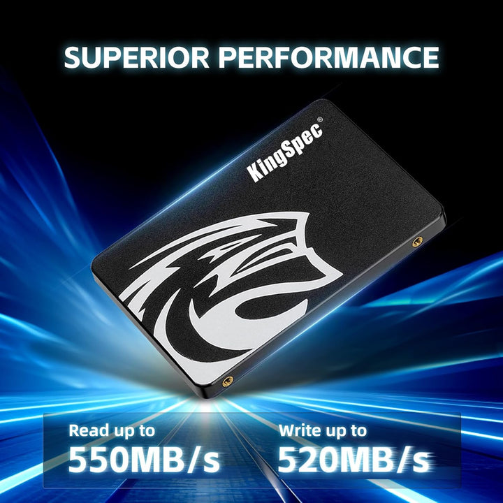 KingSpec 4TB 2 5 Zoll SATA SSD, 2.5 inch SATA III 6Gb/s Interne Solid State Festplatte - 3D NAND Fla