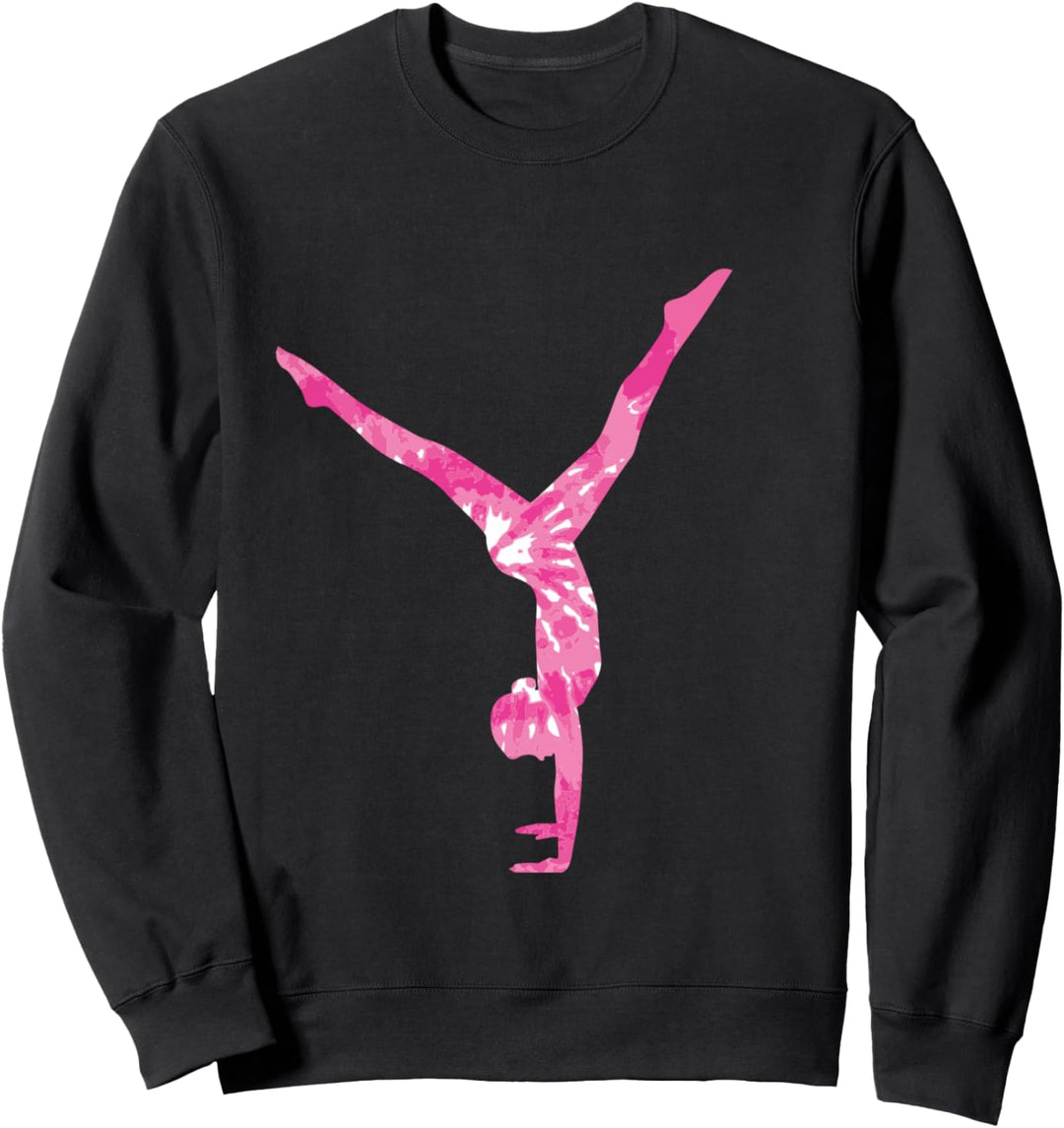 Turnerin in Pink mit Batikfärbung Sweatshirt