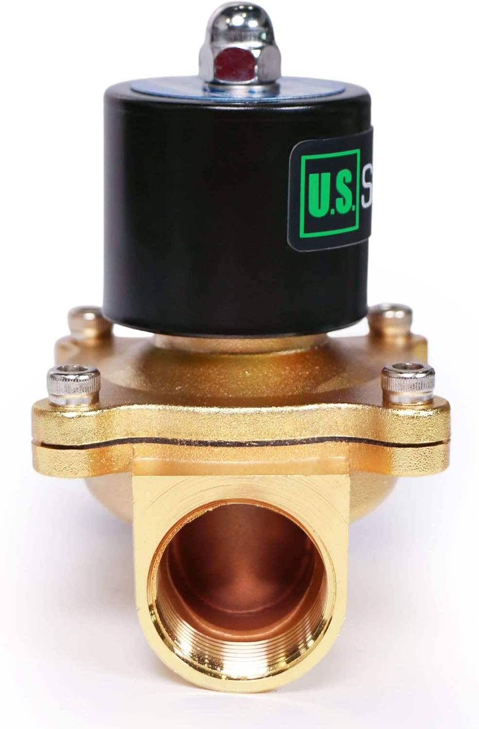 U.S. Solid Magnetventil - 1" Zinklegierung 230V AC Magnetventil, NBR-Dichtung, stromlos geschlossen,