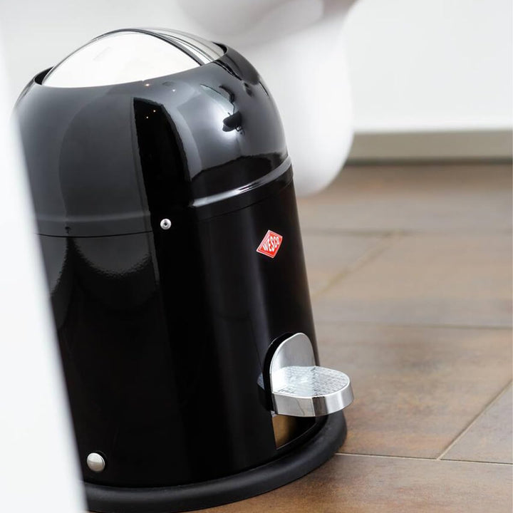 WESCO Mini Master Kosmetikeimer in der Farbe graphit matt, pulverbeschichtetes Stahlblech, 6 Liter V