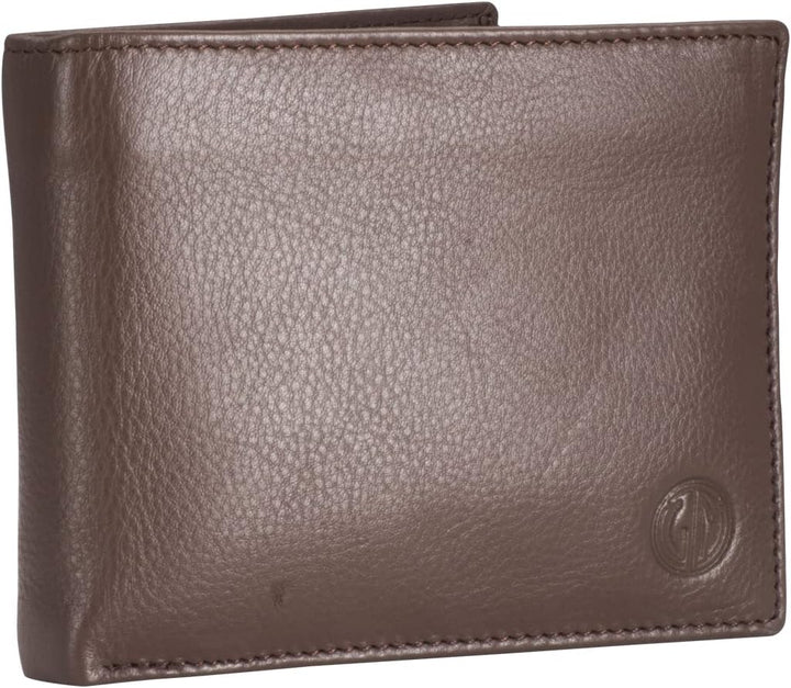 LINDENMANN Portemonnaie Herren Leder/Geldbeutel Herren, Rindleder, braun