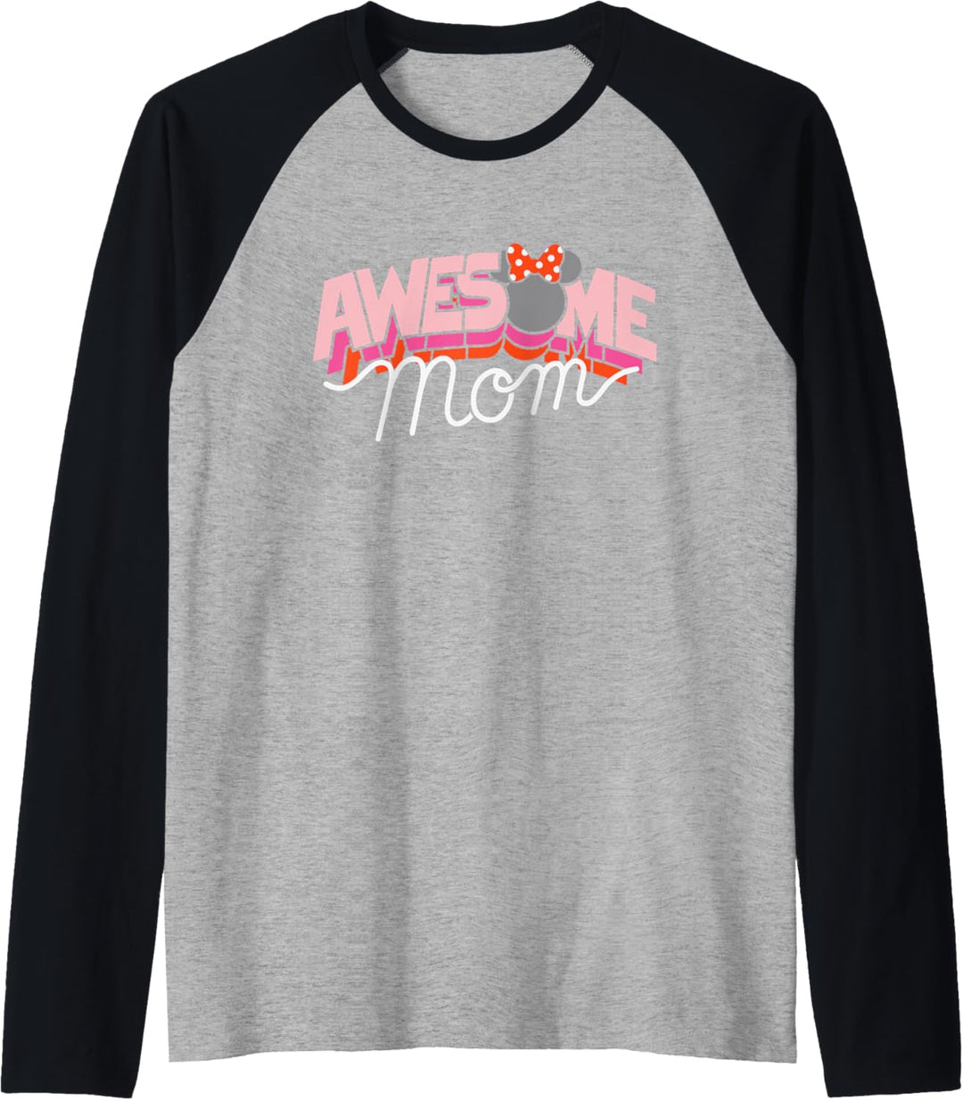 Disney Minnie Mouse Awesome Mom Raglan