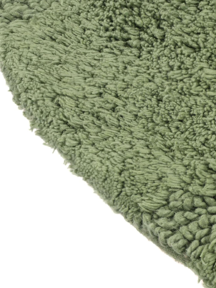 RugVista Badematte Breeze, ∅ 70 cm, Rund, Mittelflor, Anti-Rutsch, Moderner Badteppich, Maschinenwas