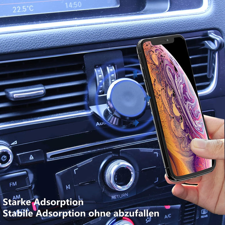 Magnet Handyhalterung kompatibel mit Audi Q5 8R und SQ5 geeignet für Smartphone und GPS mit Auto Han