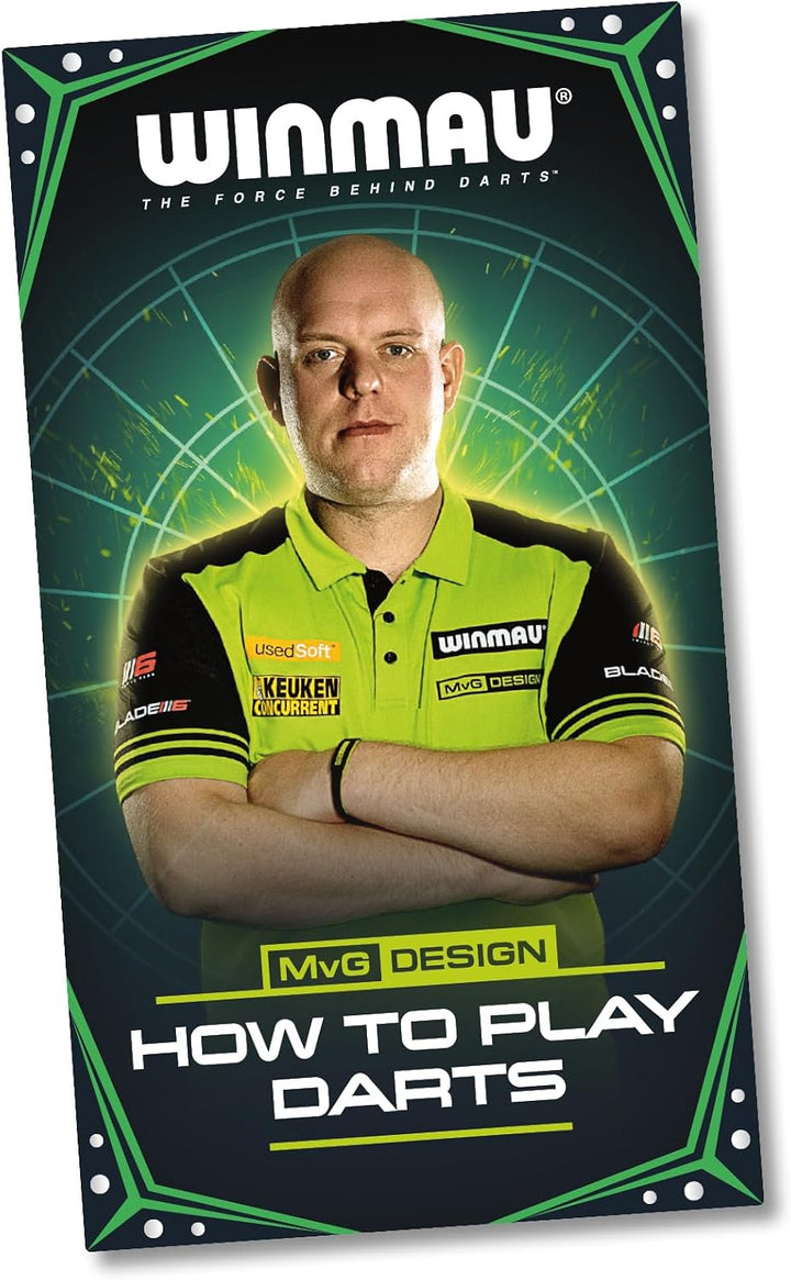WINMAU Michael Van Gerwen MvG-Sets erhältlich mit Dartboards, Schränken, Umrandungen, Darts und Zube