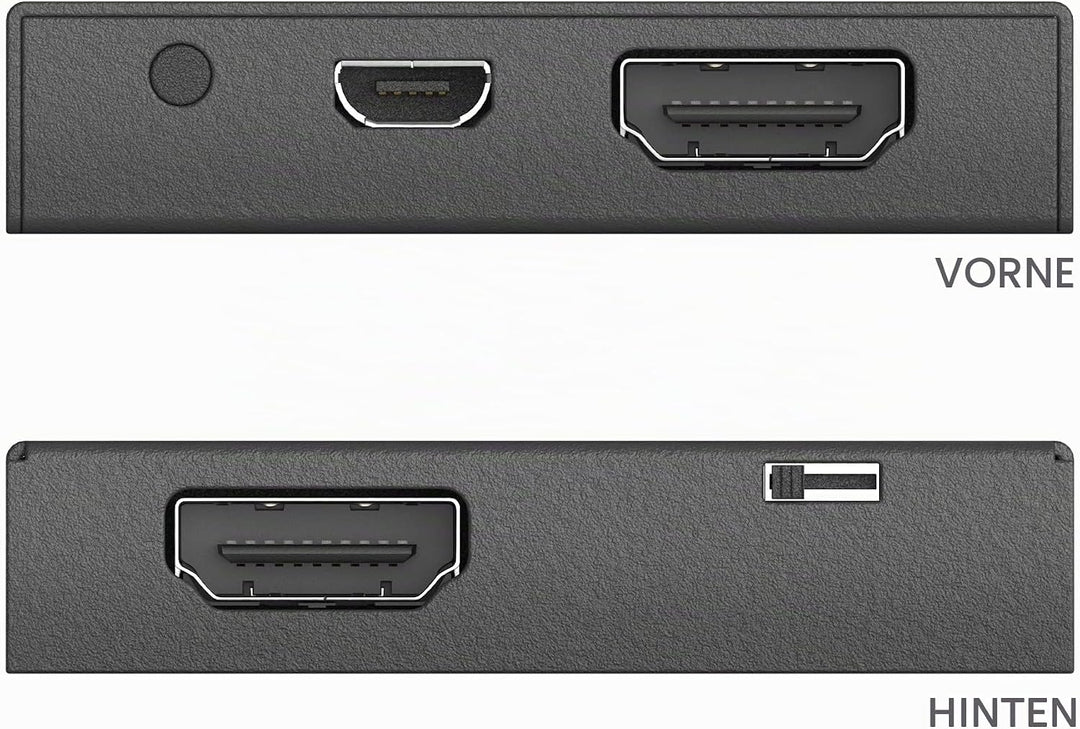 PureTools HDCP-Konverter mit Down-Scaling, HDCP 2.3 auf HDCP 1.4, 4K Skalierung auf 1080p, 4K(60Hz 4