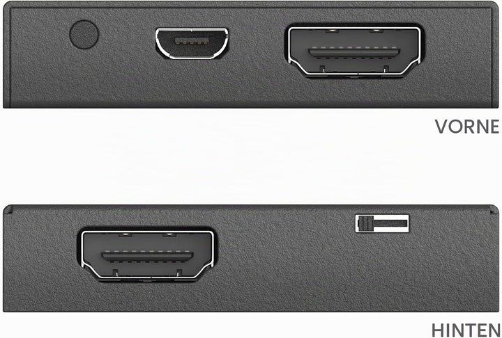 PureTools HDCP-Konverter mit Down-Scaling, HDCP 2.3 auf HDCP 1.4, 4K Skalierung auf 1080p, 4K(60Hz 4