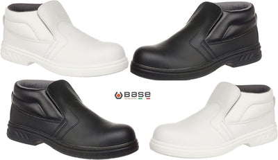 Portwest Steelite Schlupf-Sicherheitsstiefel S2, Grösse: 45, Farbe: Schwarz, FW83BKR45 45 EU Schwarz