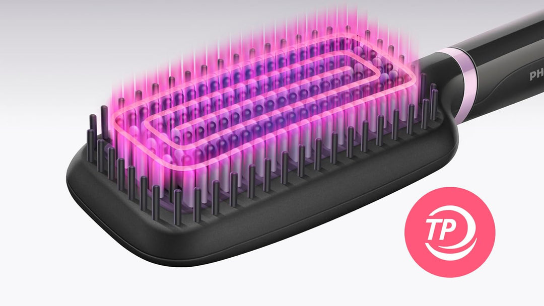Philips StyleCare Aufheizbare Bürste BHH880/00 - Haarstyling-Geräte (Glättbürste, 170 °C, 200 °C, PT
