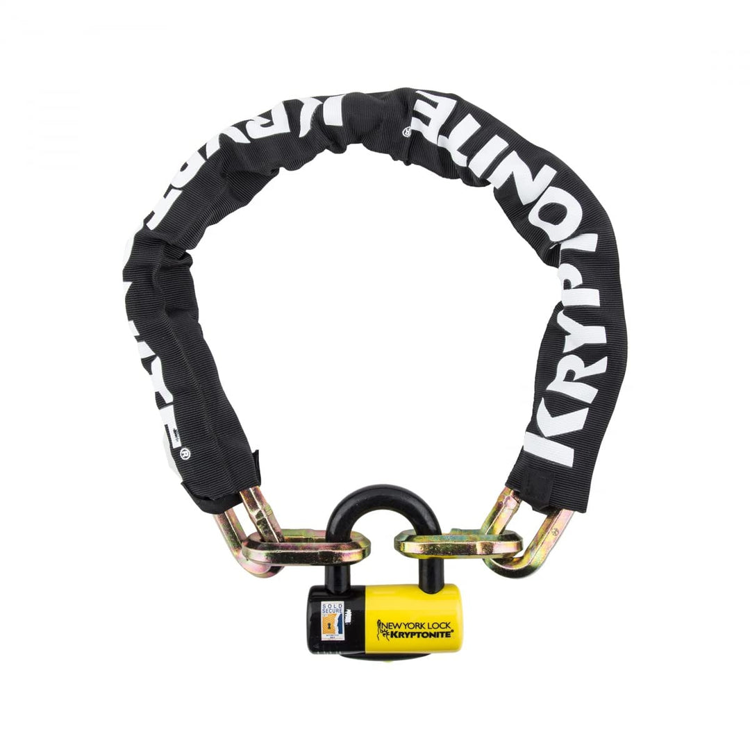 Kryptonite Kettenschloss New York Fahgettaboutit Chain 1410 Schwarz 100cm, Schwarz 100cm