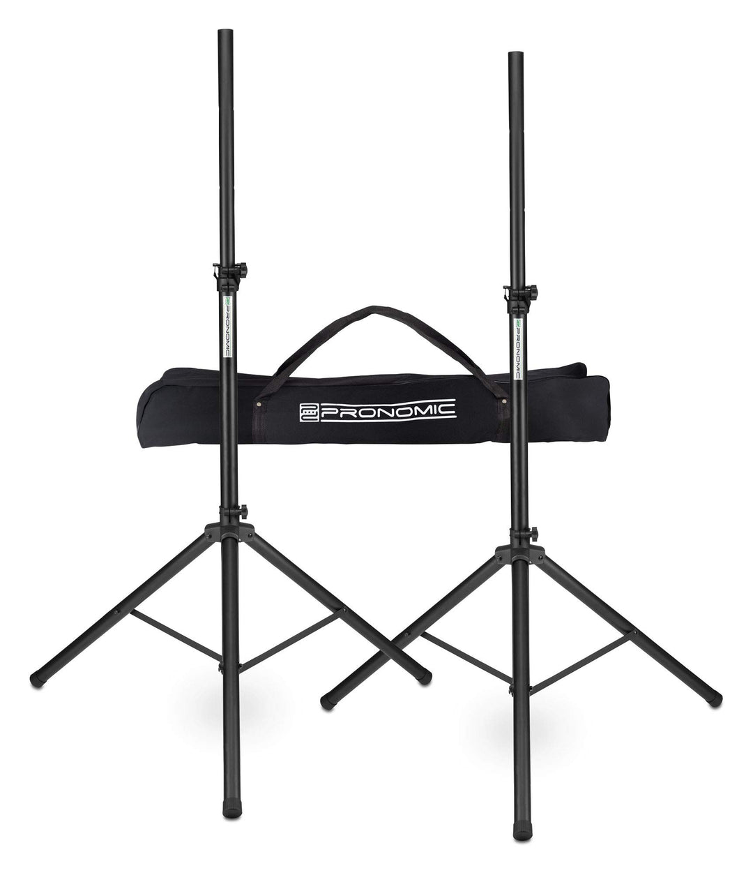 Pronomic SPS-1S Eco-Set - 2 Boxenstative aus Stahl, ausziehbar von ca. 120-193 cm, Belastbarkeit: ma