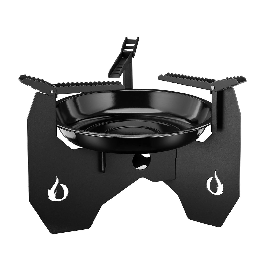 Onlyfire Dutch Oven Untergestell | Abnehmbar Gestell für Potjie, Kessel, Töpfe, Pfanne | Feuertopf U
