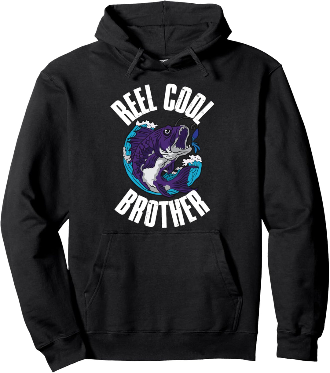 Reel Cool Brother Fishing Pullover Hoodie