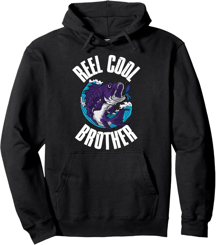 Reel Cool Brother Fishing Pullover Hoodie