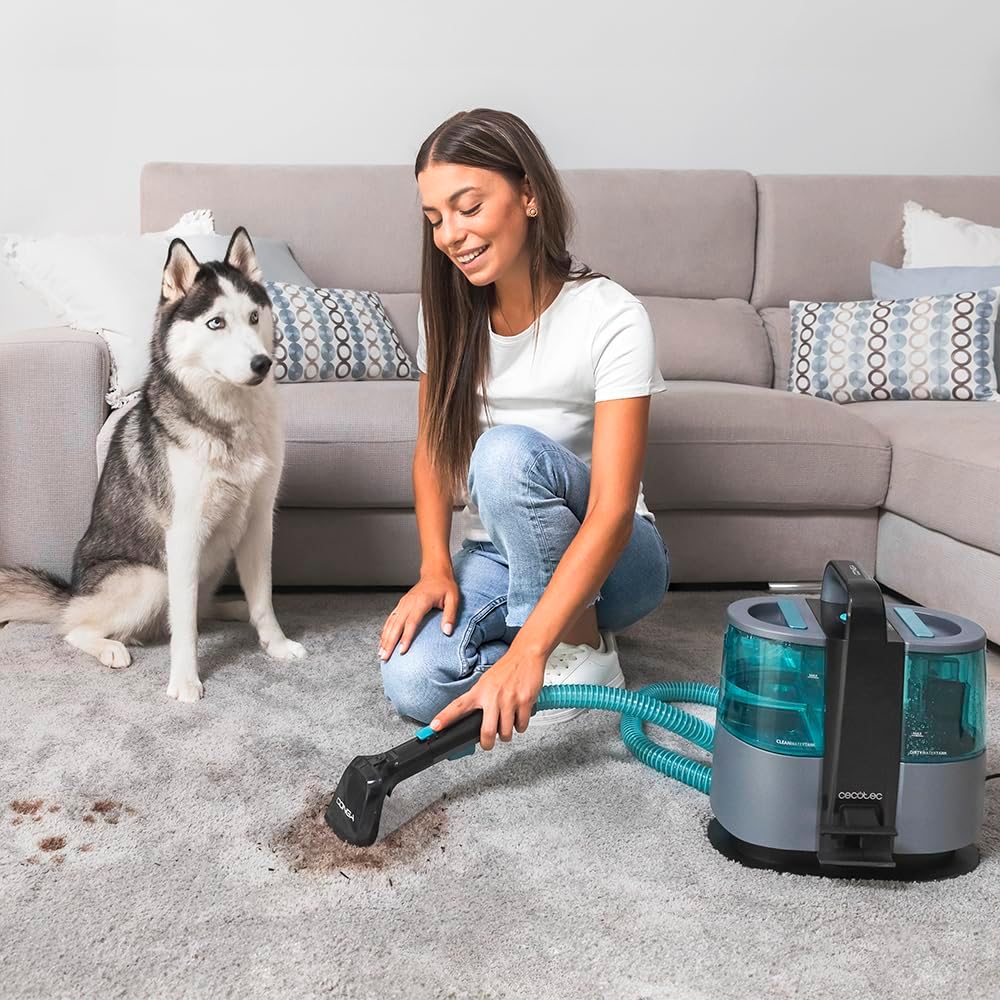 Cecotec Teppich- und Fleckenreiniger mit Kabel Conga 4000 Carpet&Spot Clean XL, 400 W, 2 Tanks für s