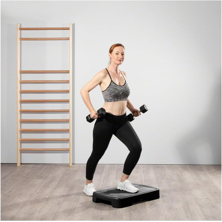 Sport-Tec Steppbrett, LxBxH 70x40x10,5 cm Schwarz