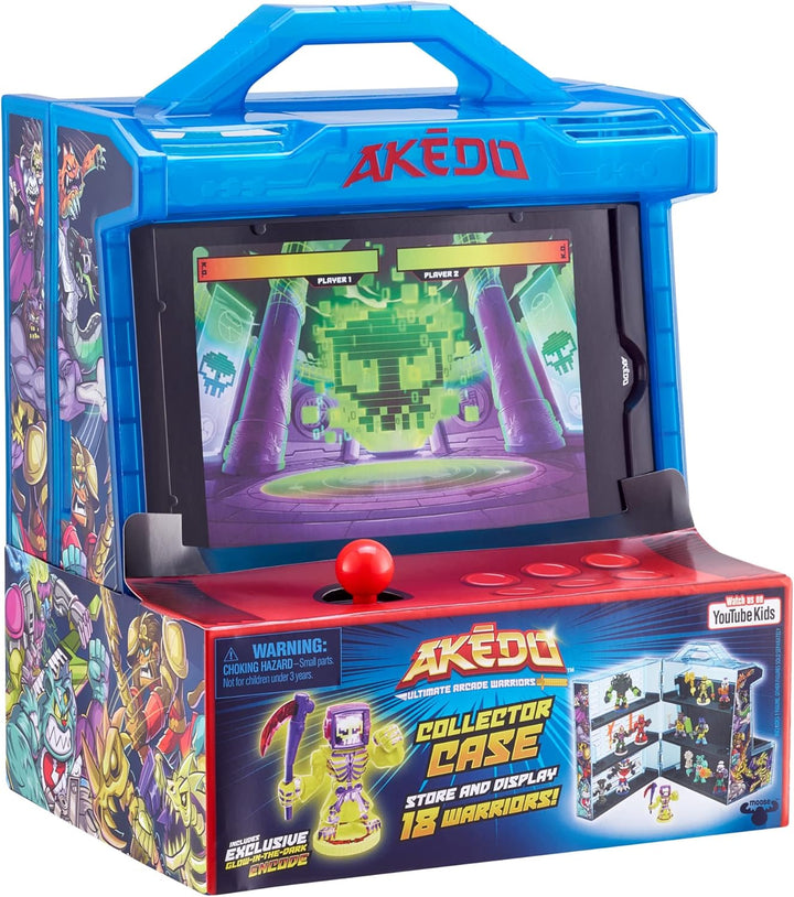 Akedo 14241 Ultimate Arcade Warriors Collector Case Mini Battling Action Figures Ready, Fight, Split
