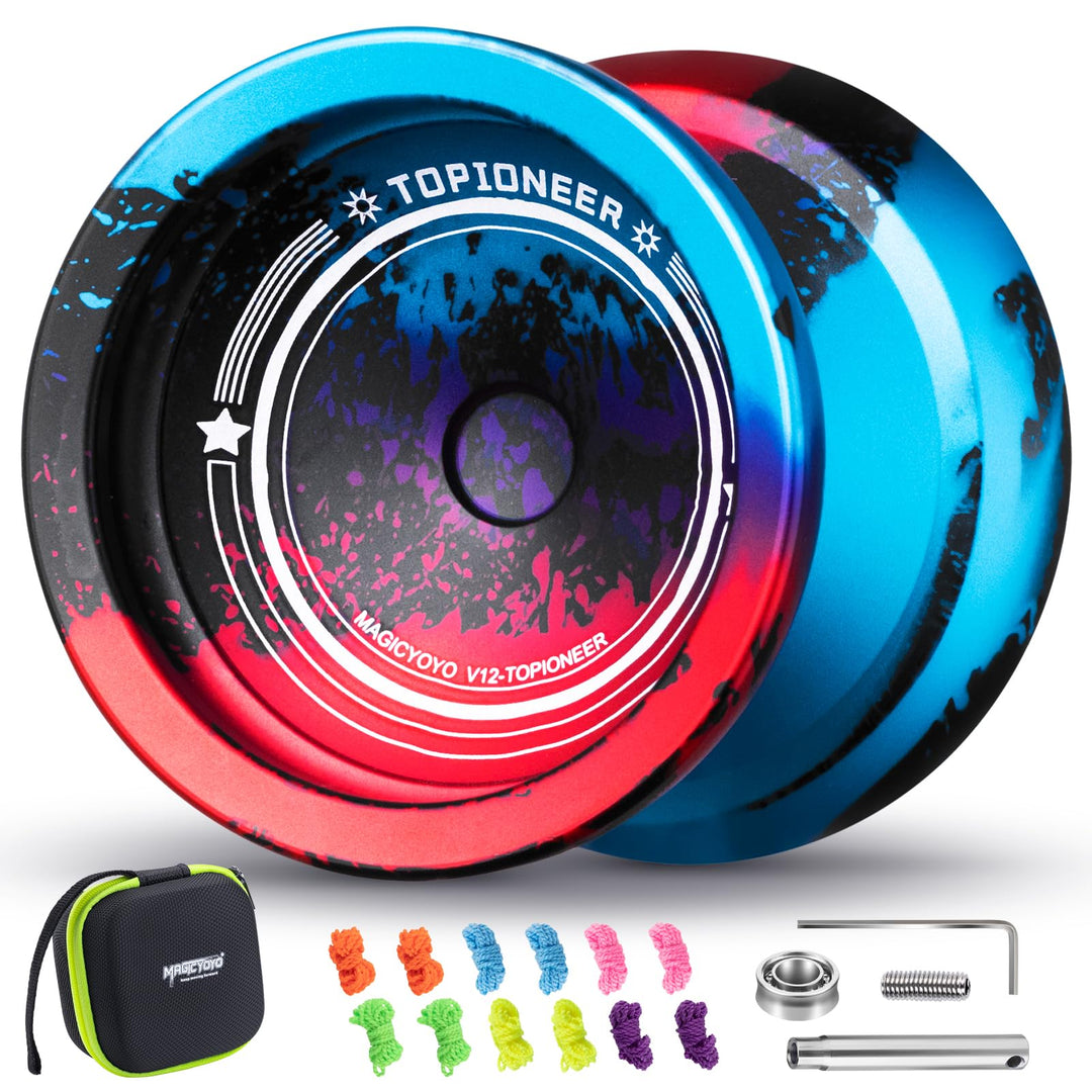 MAGICYOYO JoJo V12 Finger Spin Yoyo Responsive Yoyo für Kinder von 8 Jahren oder älter, Profi Jo Jo