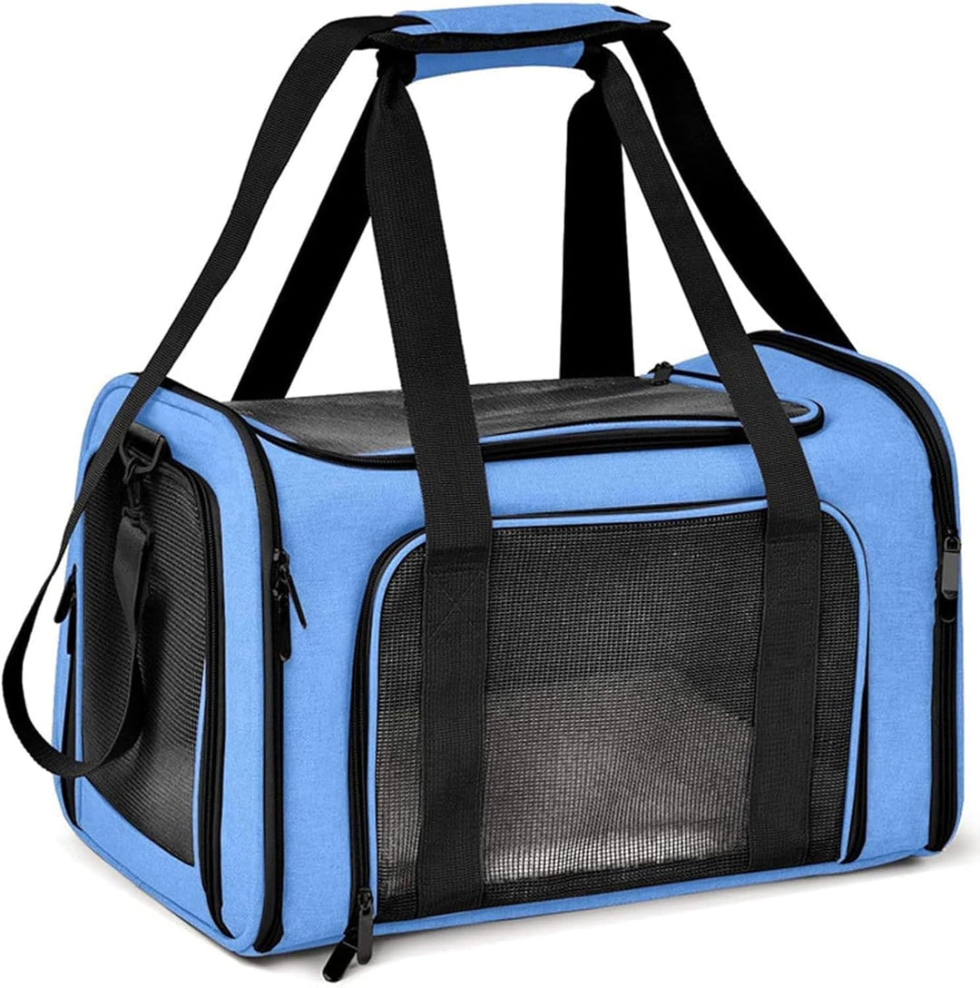 TOFFCAEA Transporttasche für Katze Hund, Hundetransportbox, Faltbare Katzentransportbox, tragbar, 8k