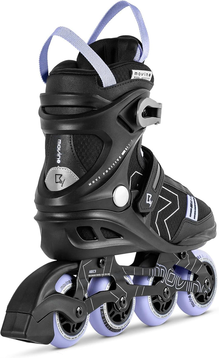 Movino Inline Skates | Cruzer B4 | Fitness Rollschuhe | Damen Herren Inliner | Inliner für Erwachsen