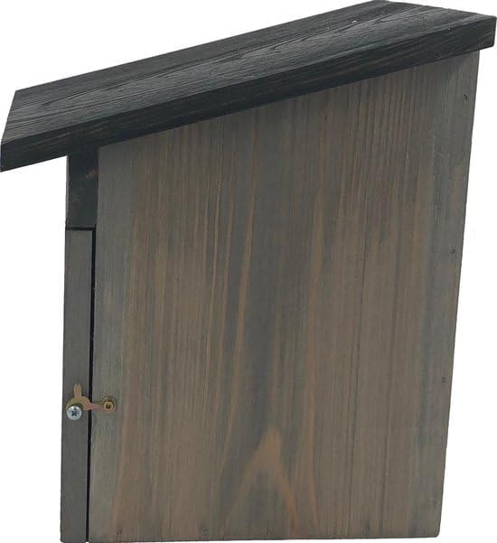 Vogelhaus 21 x 19 x 25 cm – Nistkasten für Meisen, Holz, FSC-Zertifiziert, mit Zugangstür und Futter