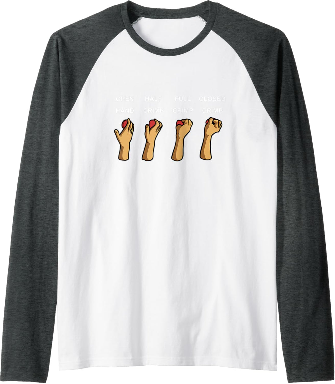 Kletterer Outdoor Bergsport Kletterwand Handgriffe Klettern Raglan