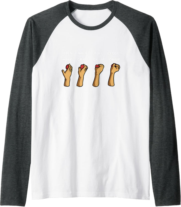 Kletterer Outdoor Bergsport Kletterwand Handgriffe Klettern Raglan