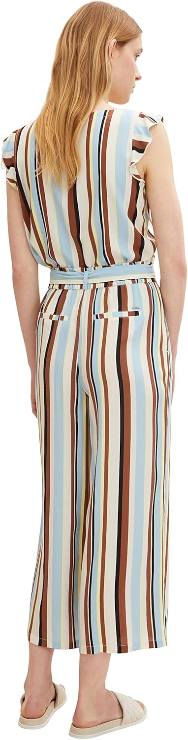 TOM TAILOR Denim Damen Culotte mit Streifen, XS