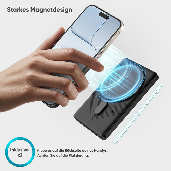 ROTTOGOON Handy Selfie Monitor, Magnetisches Selfie Touchscreen Monitor, Geeignet für Selfies, Vlog-