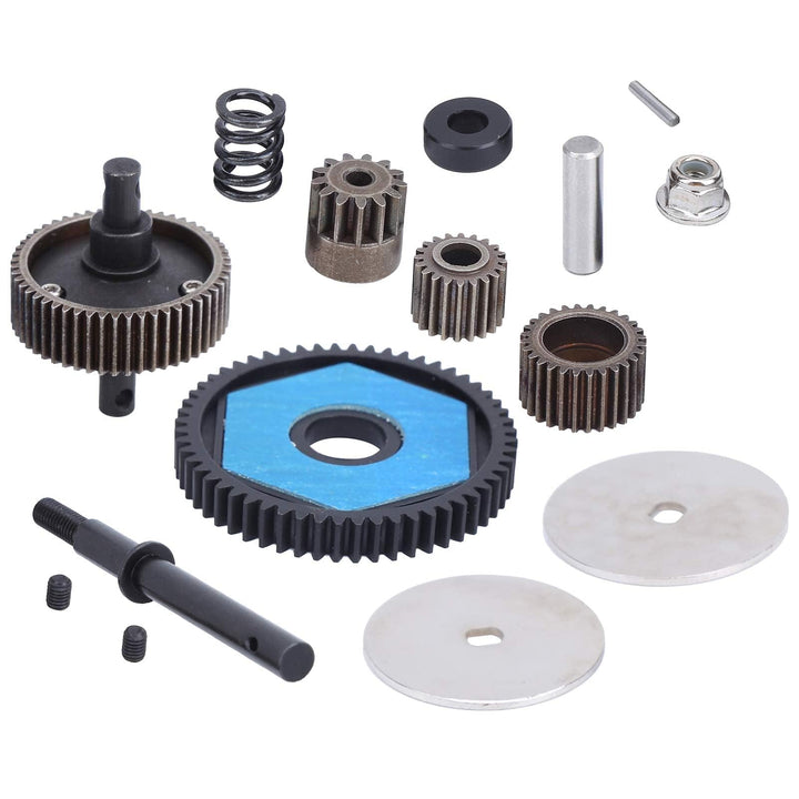 RC-Getriebe, hochwertiges Metallgetriebe mit Motorgetriebe, getrimmt f¨¹r Axial SCX10/SCX10 II 90046