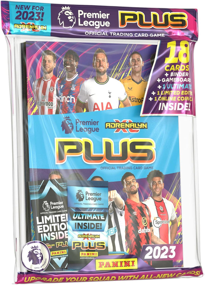 Panini Starter Pack Premier League 2022/23 Adrenalyn XL Plus Starterpaket, Mehrfarbig, Starter Pack