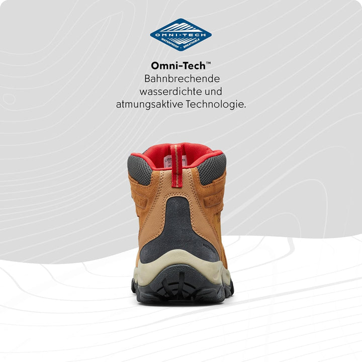 Columbia Herren Newton Ridge Plus 2 Suede WpWanderstiefel 40 EU Elk Mountain Red, 40 EU Elk Mountain