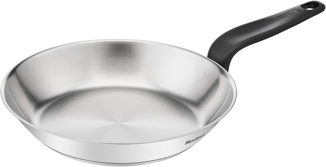 Tefal Primary Bratpfanne aus Edelstahl, 24 cm, 10 Jahre Garantie, Edelstahl, Induktion, zum Kochen v