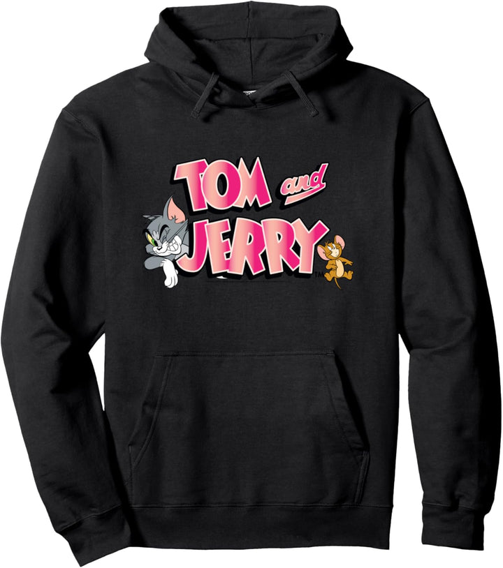 Tom & Jerry Gradient Logo Pullover Hoodie