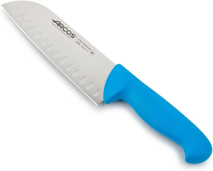 Arcos Serie 2900 - Santoku Messer Messer Asiatischer ArtAsian Knife - Klinge Nitrum Edelstahl 180 mm