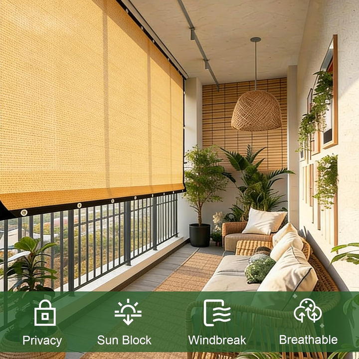 Schattierungsnetz, Garten Schattennetz mit Ösen, Schattiernetz 80-95% uv-Schutz Sonnenschutznetz, Be